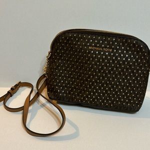 Michael kors perforated star crossbody